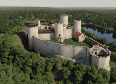 Reconstitution 3D du Chateau de Coudray-salbart - Château en réalité augmentée